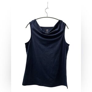 Title Nine Navy Cowl Neck Tank